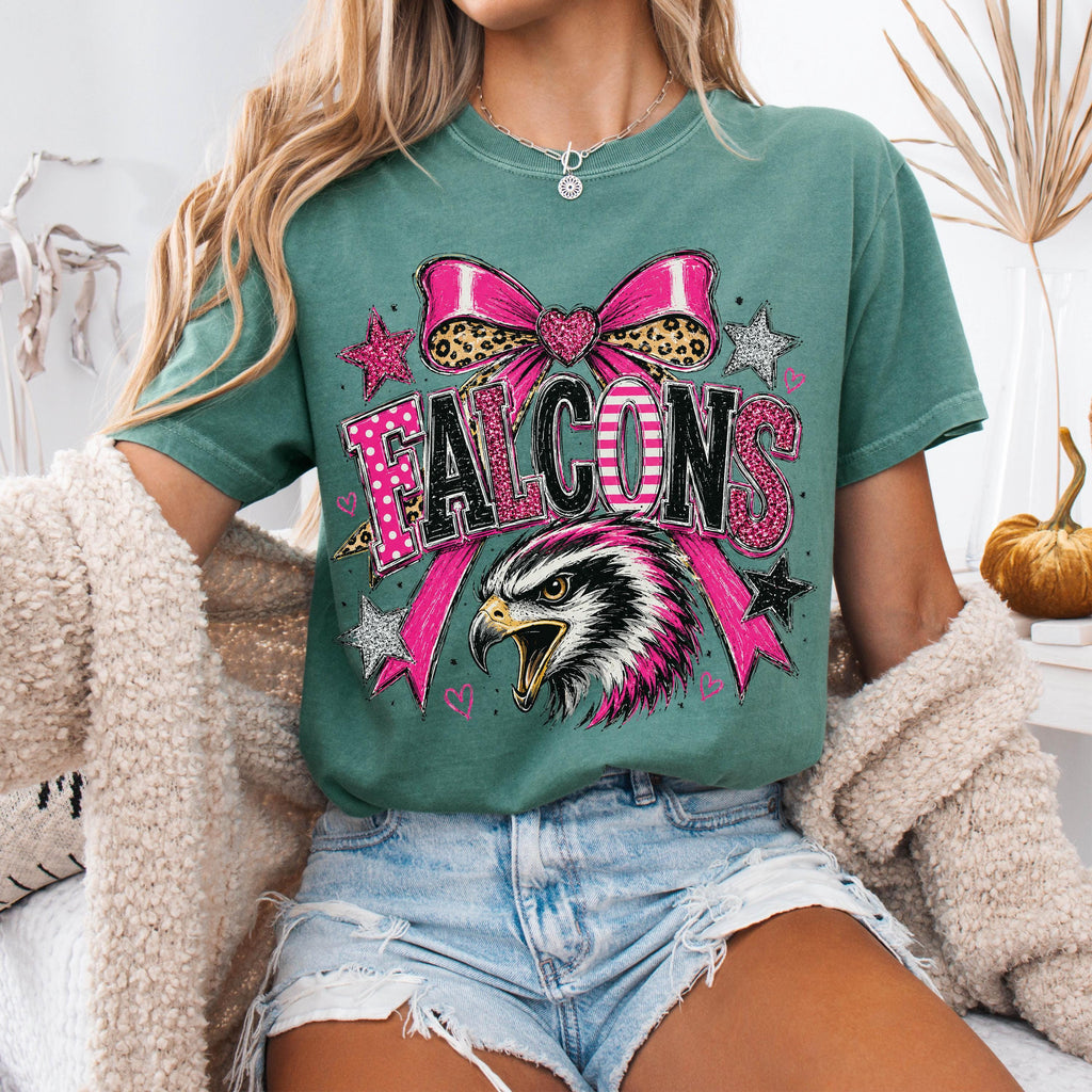 Preppy Falcons Mascot Shirt