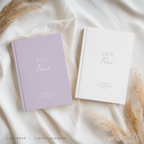 Personalized Stripe Wedding Vow Books