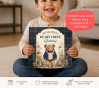 Personalized Beary First Birthday Book