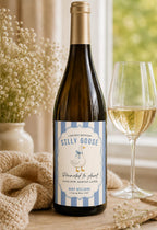 Funny Silly Goose Pregnancy Announcement Wine Label Template