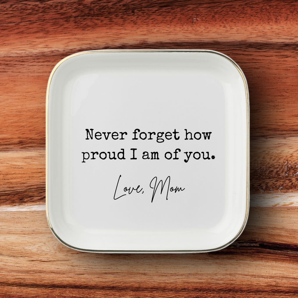 Custom Message Jewelry Dish
