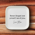 Custom Message Jewelry Dish