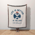 Personalized Lake House Blanket