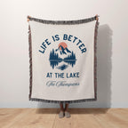 Personalized Lake House Blanket