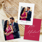 Magenta Wedding Invitation Suite