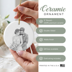 Personalized Wedding Portrait Ornament