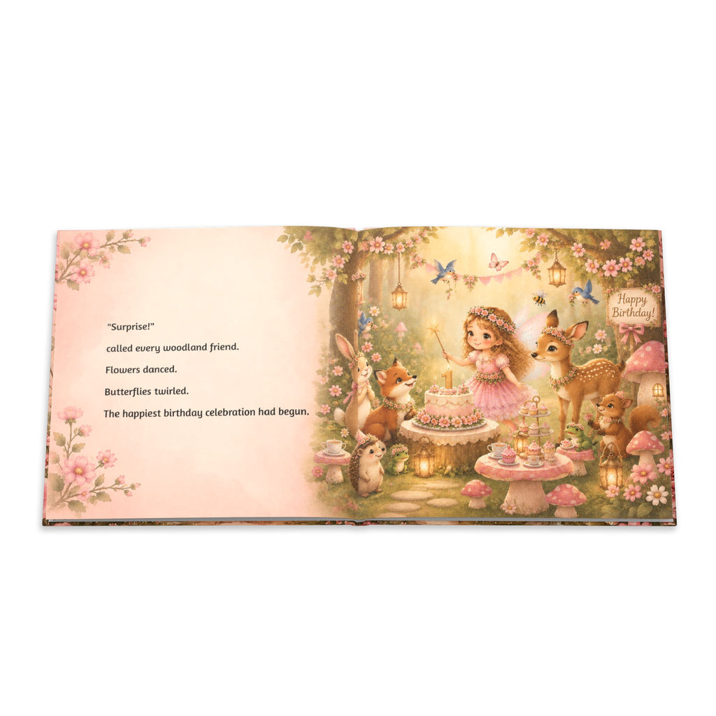 Personalized Fairy First Birthday Book