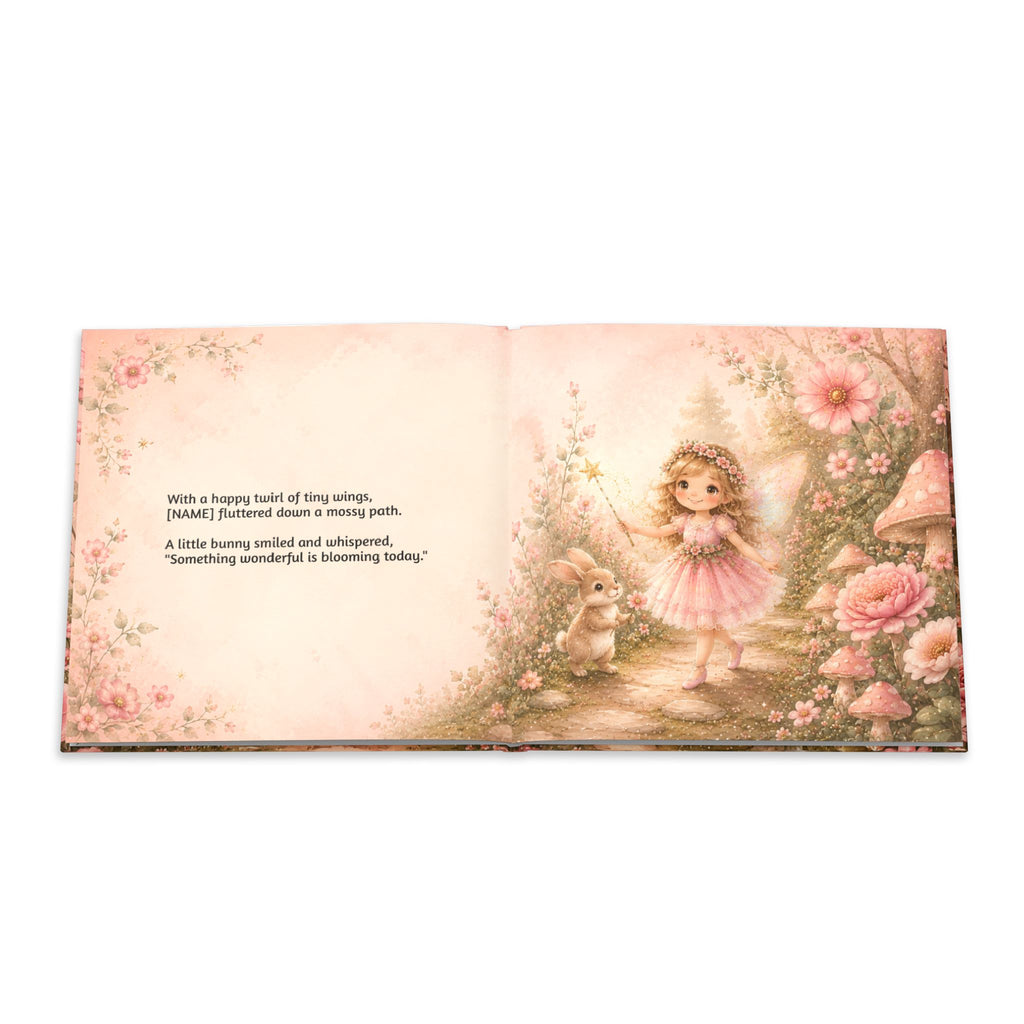 Personalized Fairy First Birthday Book