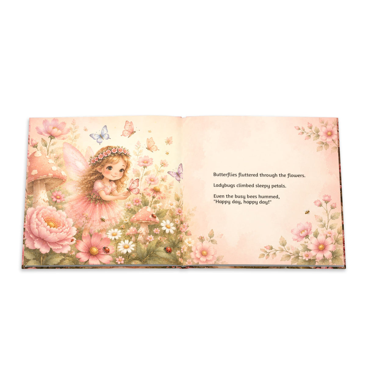 Personalized Fairy First Birthday Book
