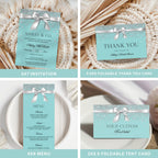 Aqua Blue Bridal Shower Bundle