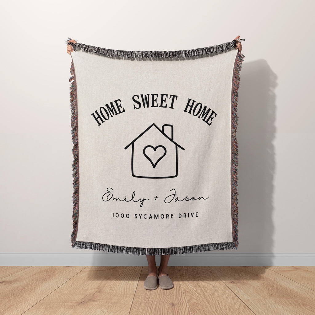 Personalized Home Sweet Home Blanket