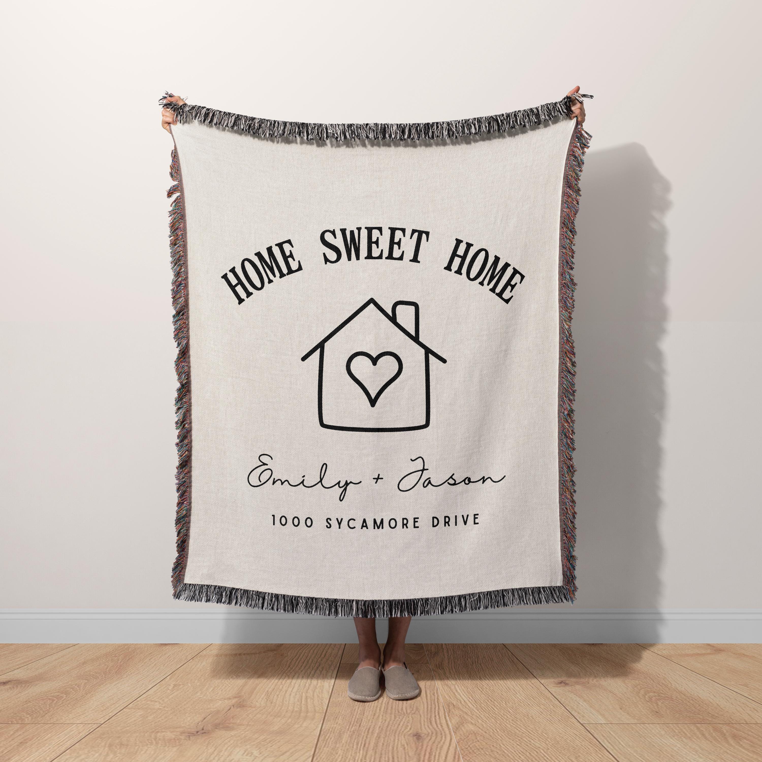 Personalized Home Sweet Home Blanket