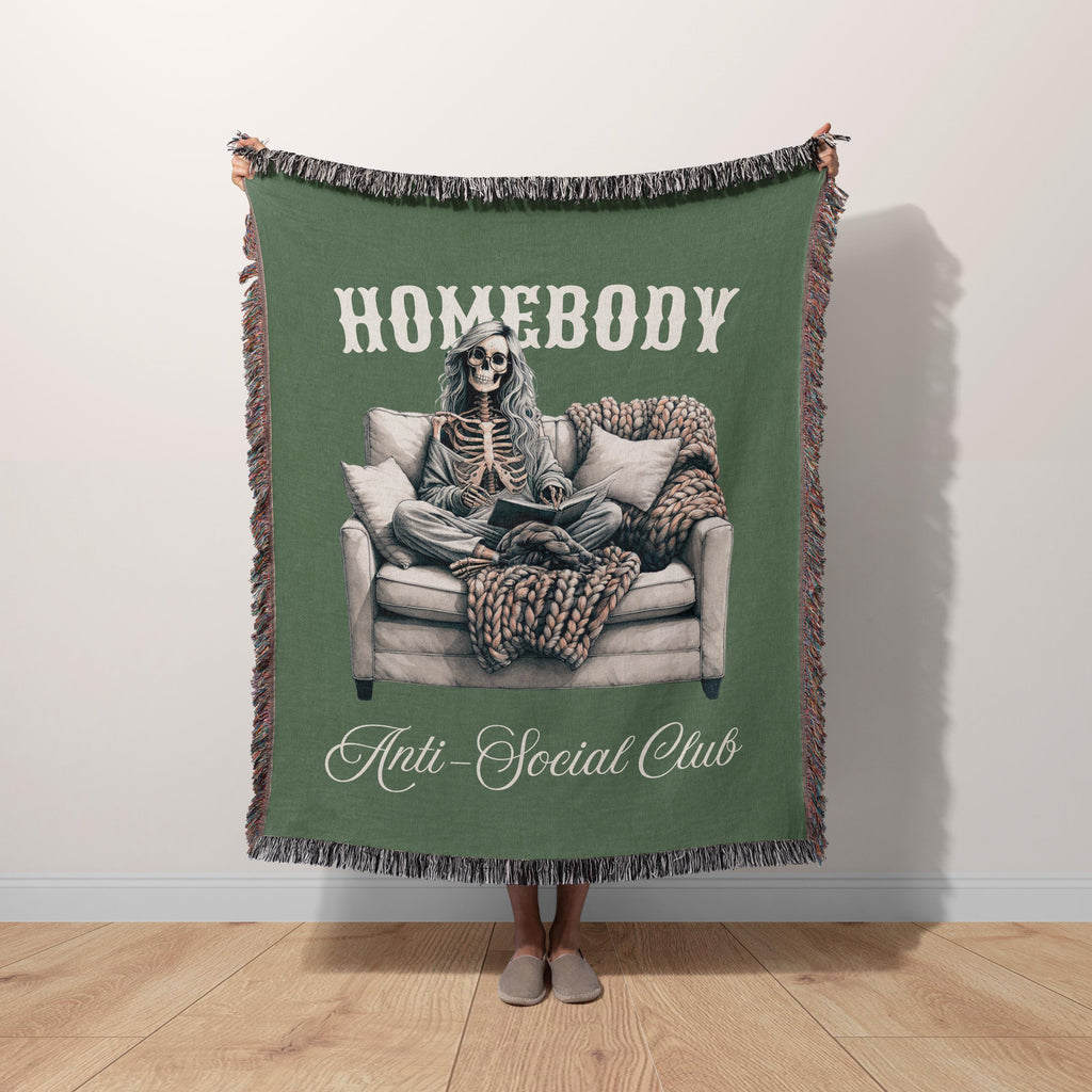 Homebody Anti Social Club Blanket