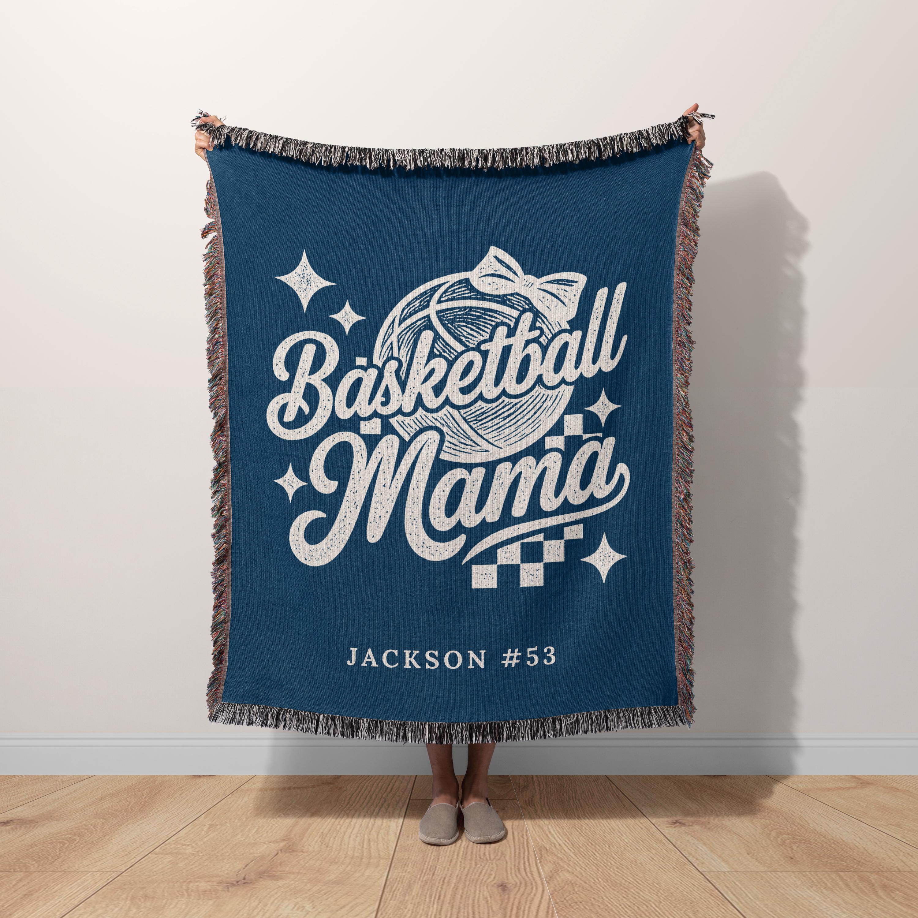 Basketball Mom Blanket Personalized