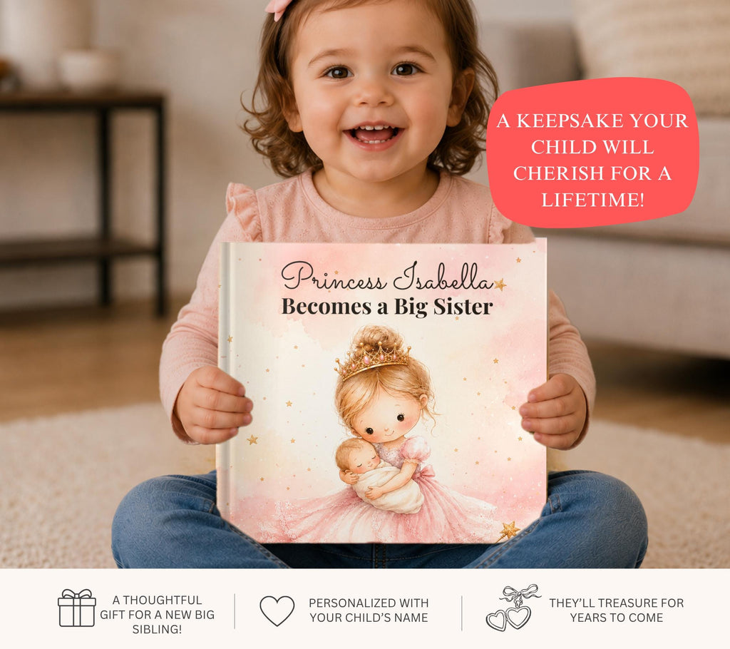 Personalized Princess Big Sister Book