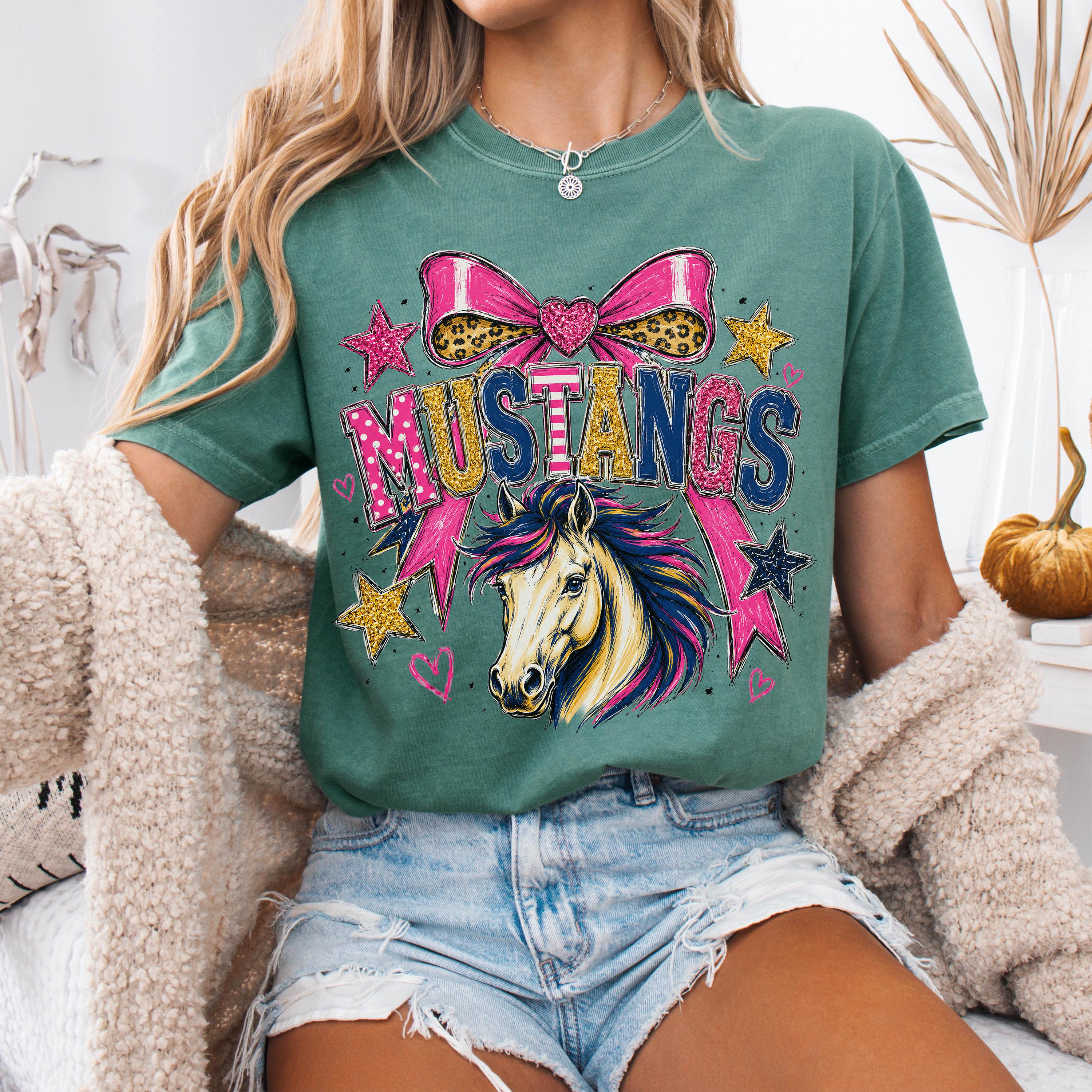 Preppy Mustangs Mascot Shirt
