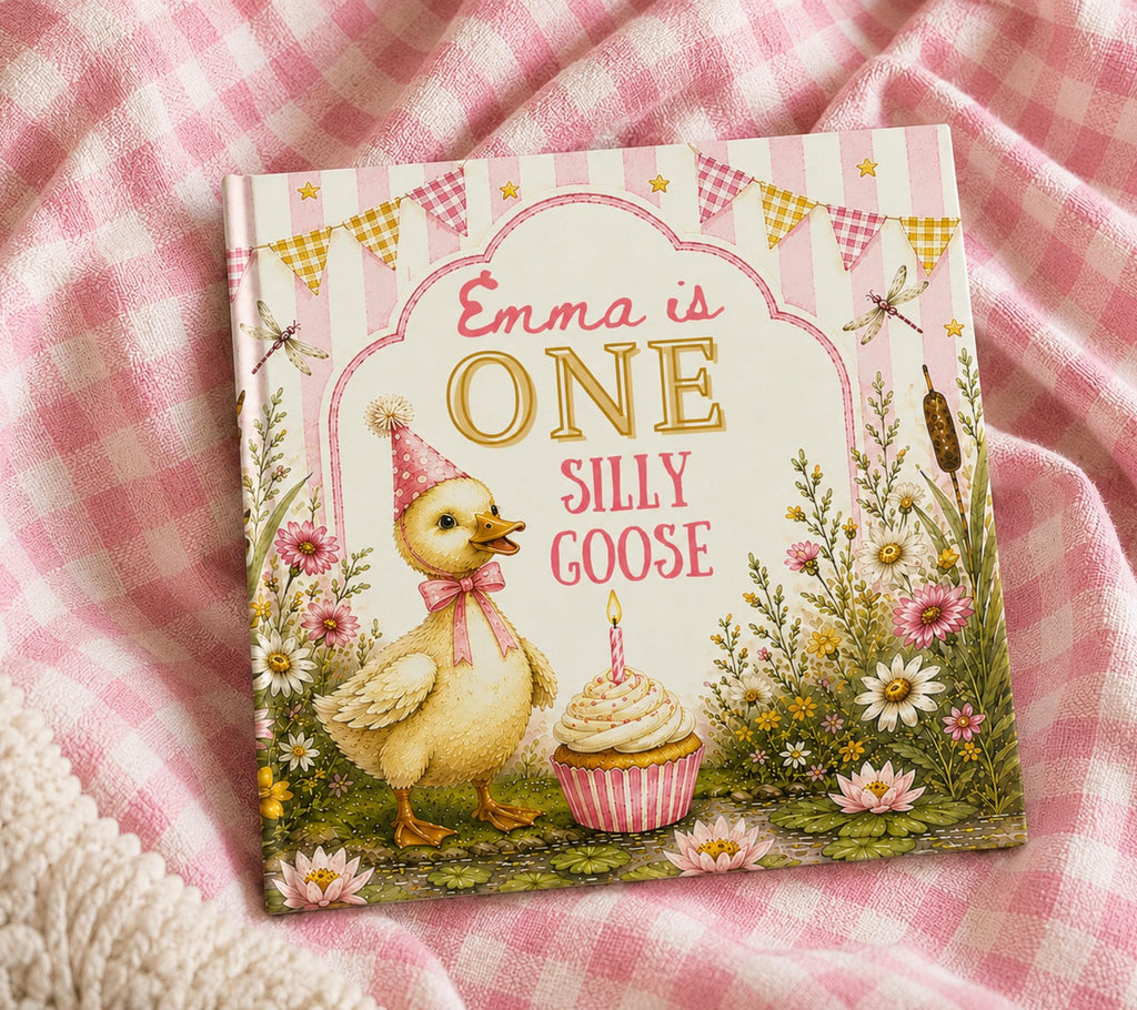 One Silly Goose First Birthday Book