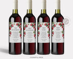 Marriage Milestone Wine Bottle Labels
