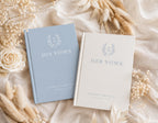 Personalized Monogram Wedding Vow Book