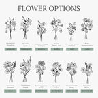 Personalized Birth Flower Journal