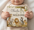 Personalized Wild One First Birthday Book