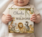 Personalized Wild One First Birthday Book