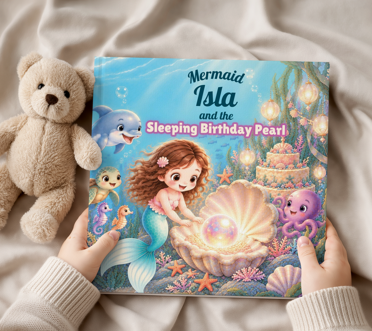 Personalized Mermaid Birthday Book