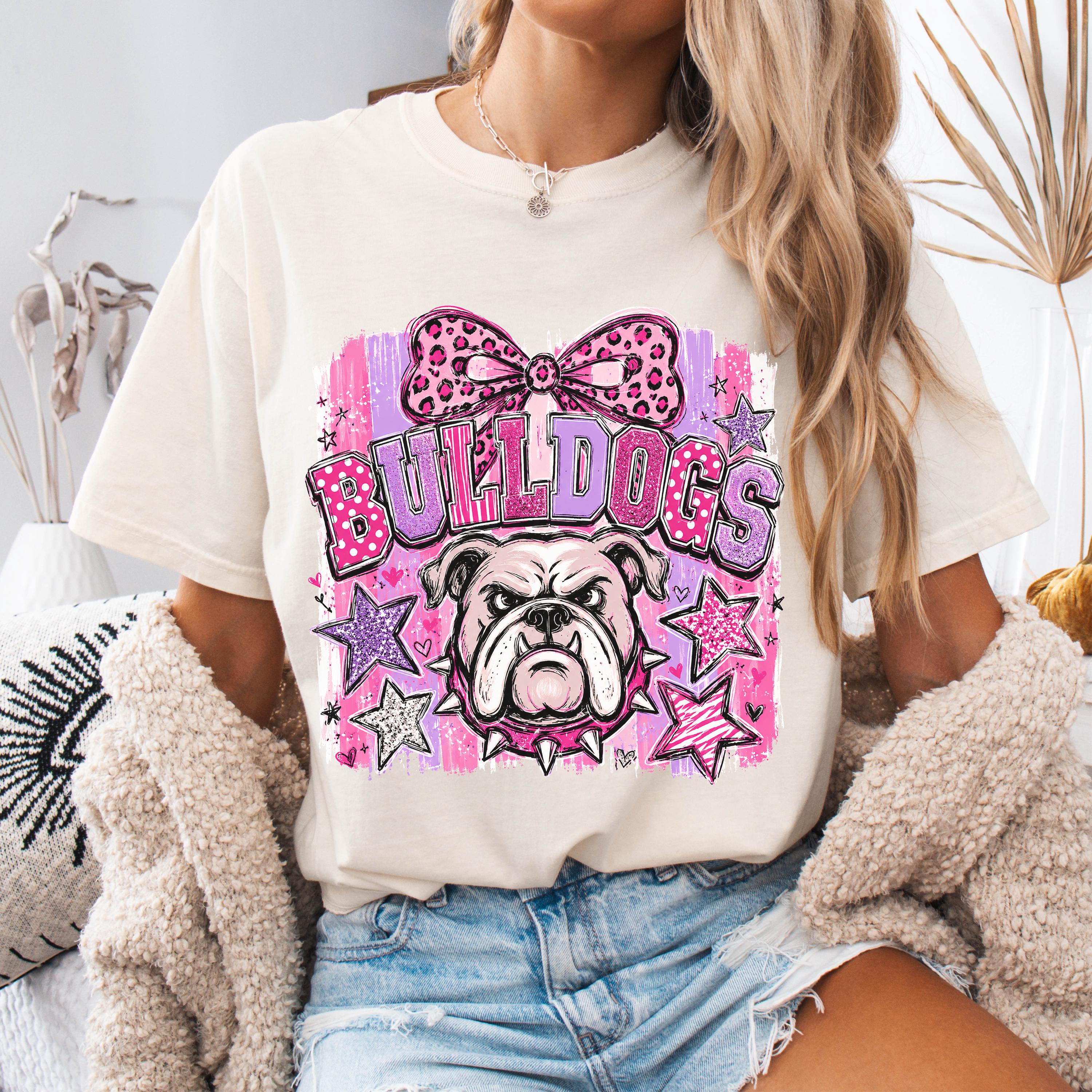 Coquette Bulldogs Mascot Comfort Colors® Shirt