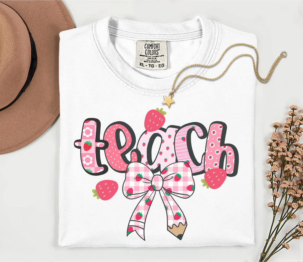Strawberry Teacher Tshirt