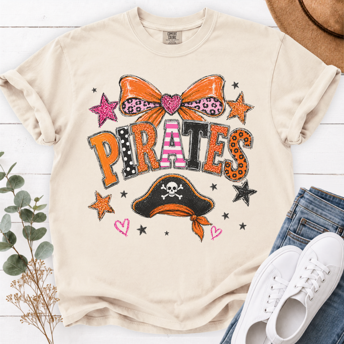 Preppy Pirates Mascot Shirt