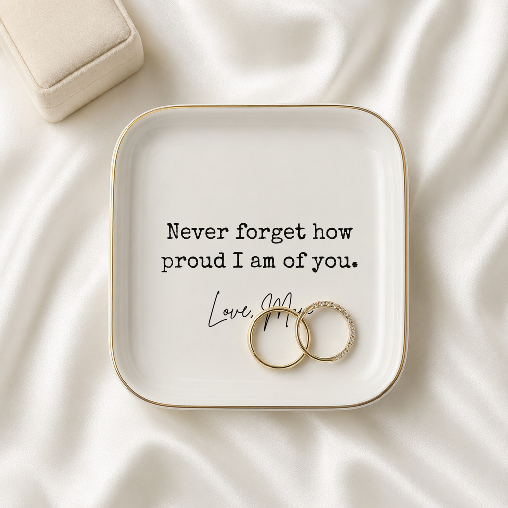 Custom Message Jewelry Dish