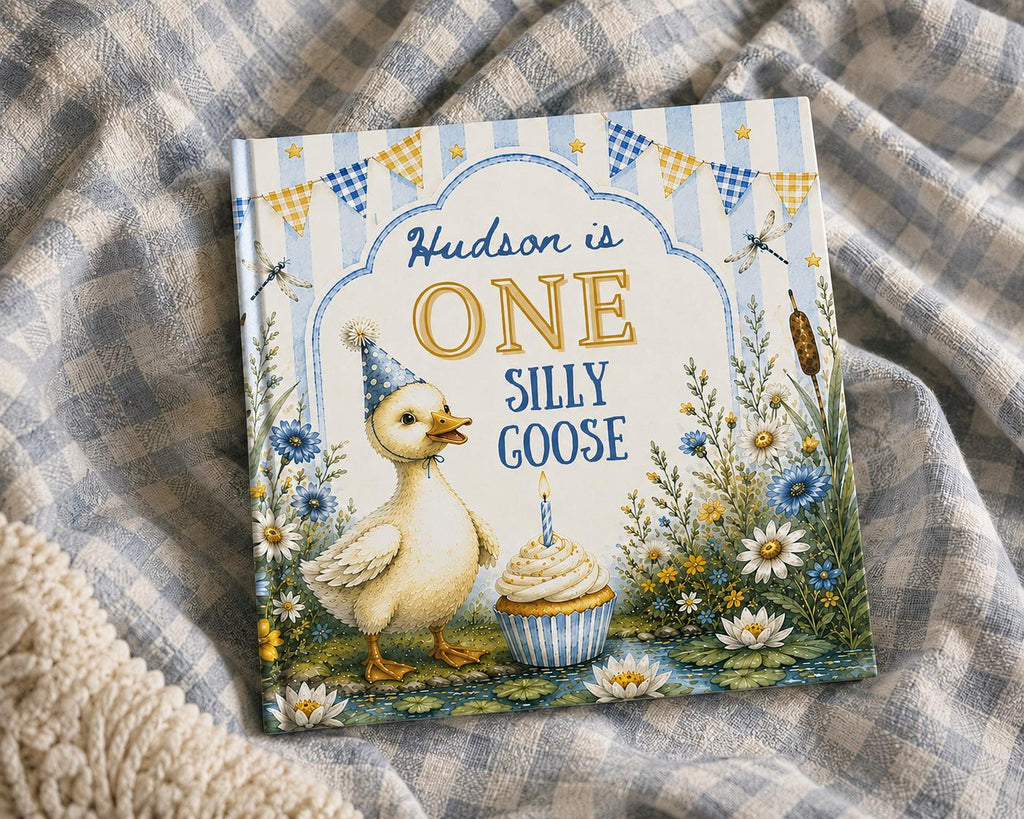 One Silly Goose First Birthday Book