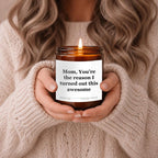 Funny Mothers Day Candle Gift from Daughter or Son