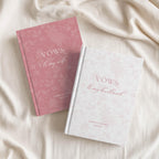 Personalized Toile Wedding Vow Book