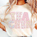 Pink Teacher Shirt