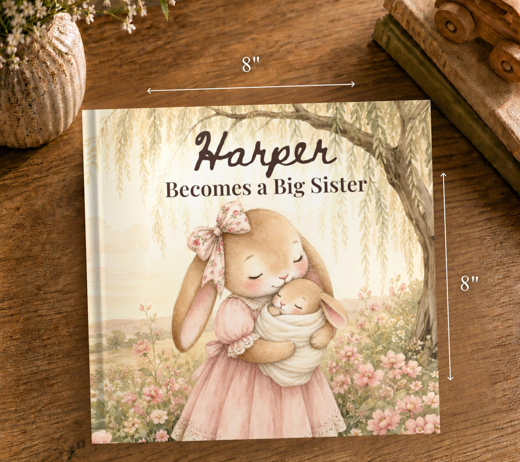 Personalized Woodland Bunny Big Sister Book
