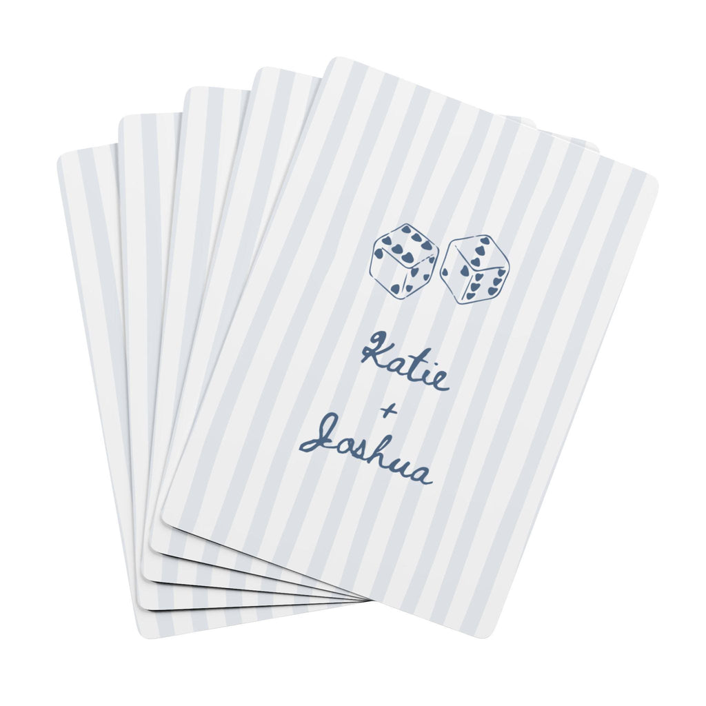 Lucky Dice Personalized Playing Cards
