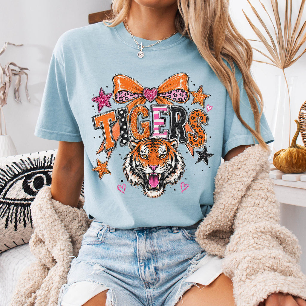 Preppy Coquette Tigers Shirt