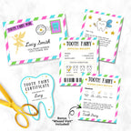 Colorful Tooth Fairy Letter Kit