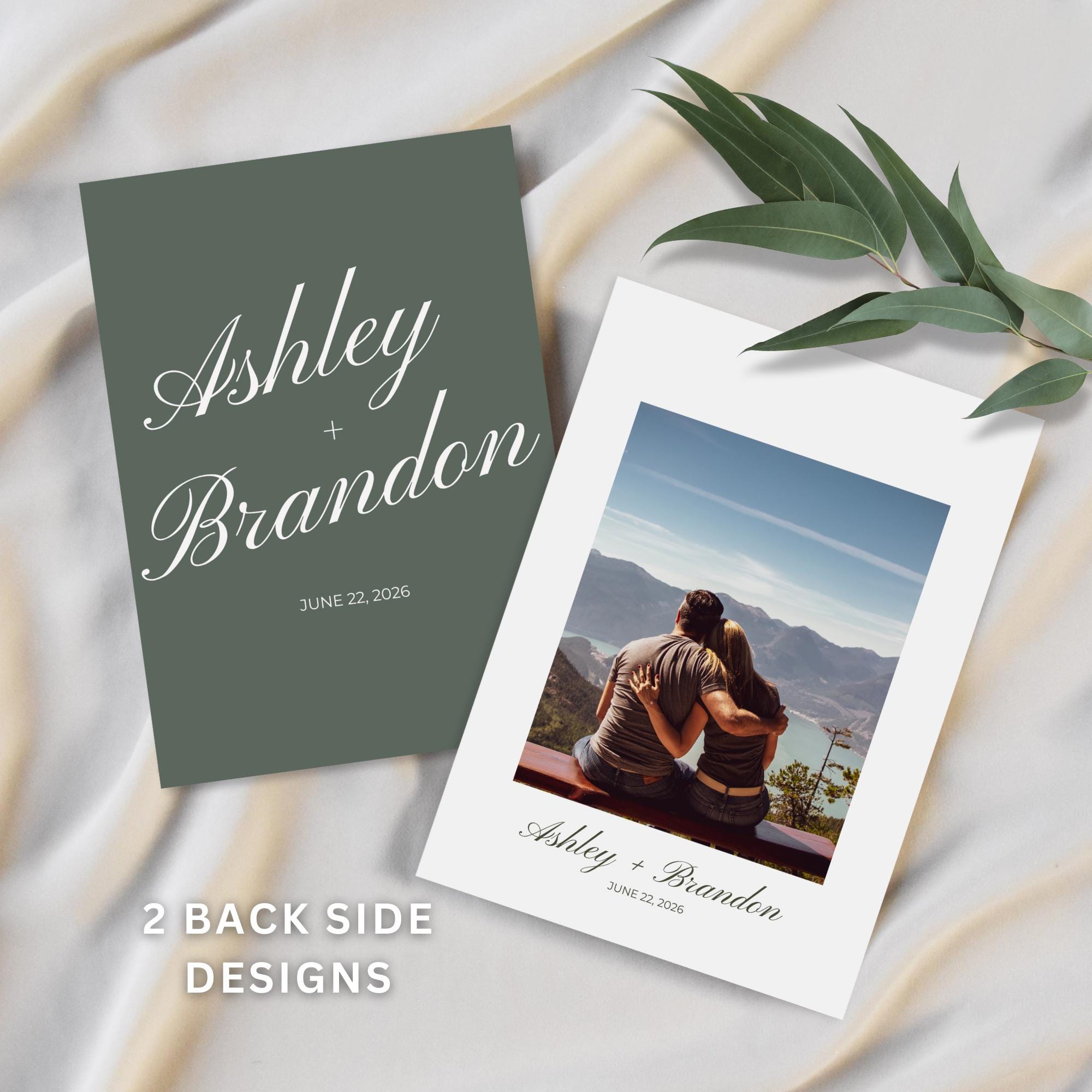 Mountain Wedding Invitation Template