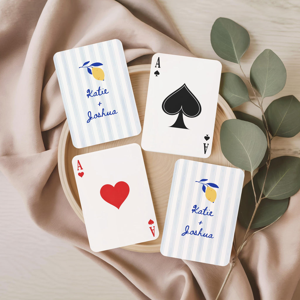 Lemon Playing Cards