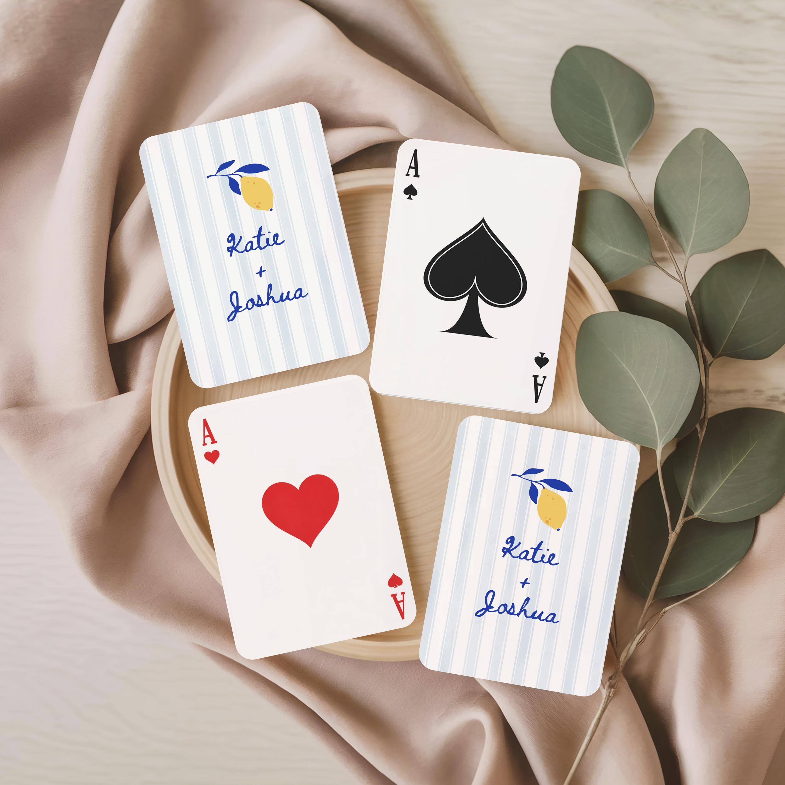 Lemon Playing Cards