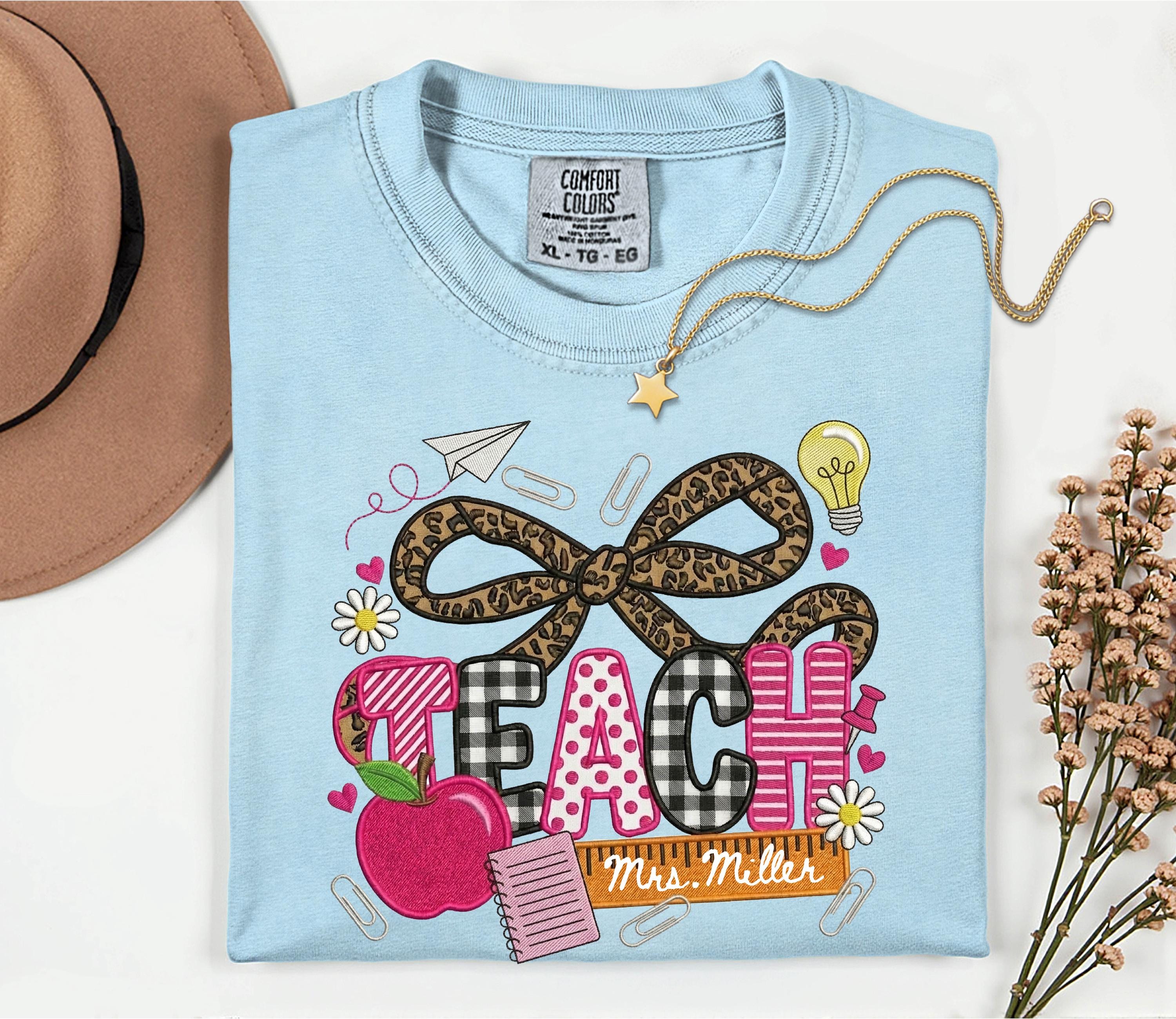 Coquette Teacher Tshirt