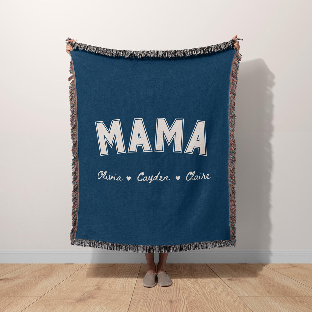 Custom Mama Blanket with Names