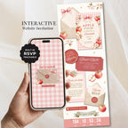 Apple Baby Shower Invitation