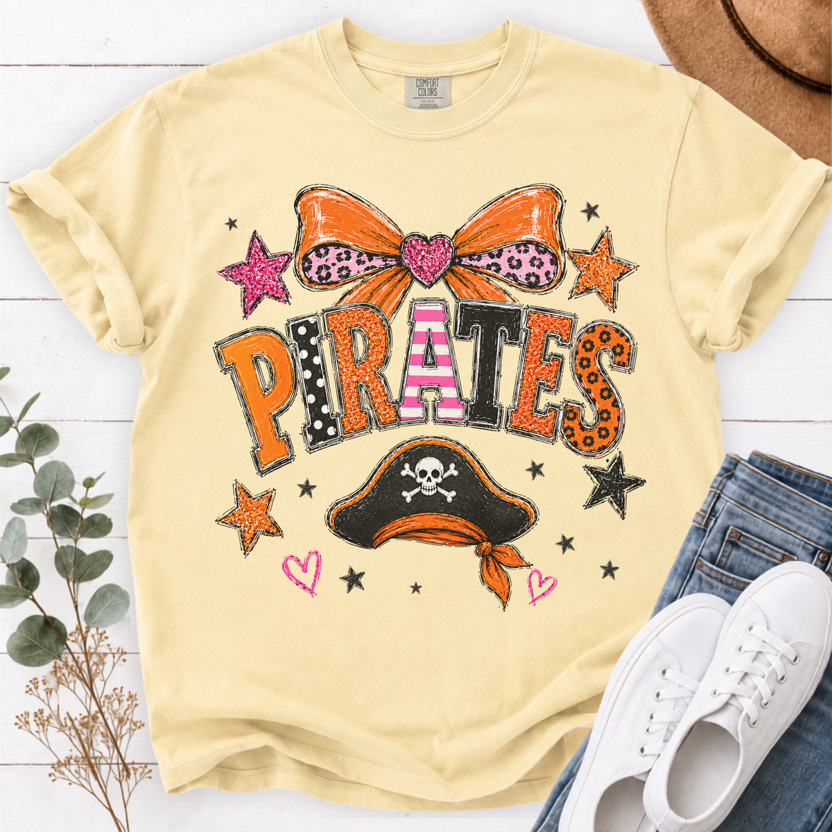 Preppy Pirates Mascot Shirt