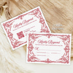French Toile Rococo Wedding Invitation Bundle