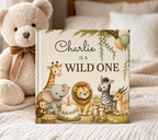 Personalized Wild One First Birthday Book