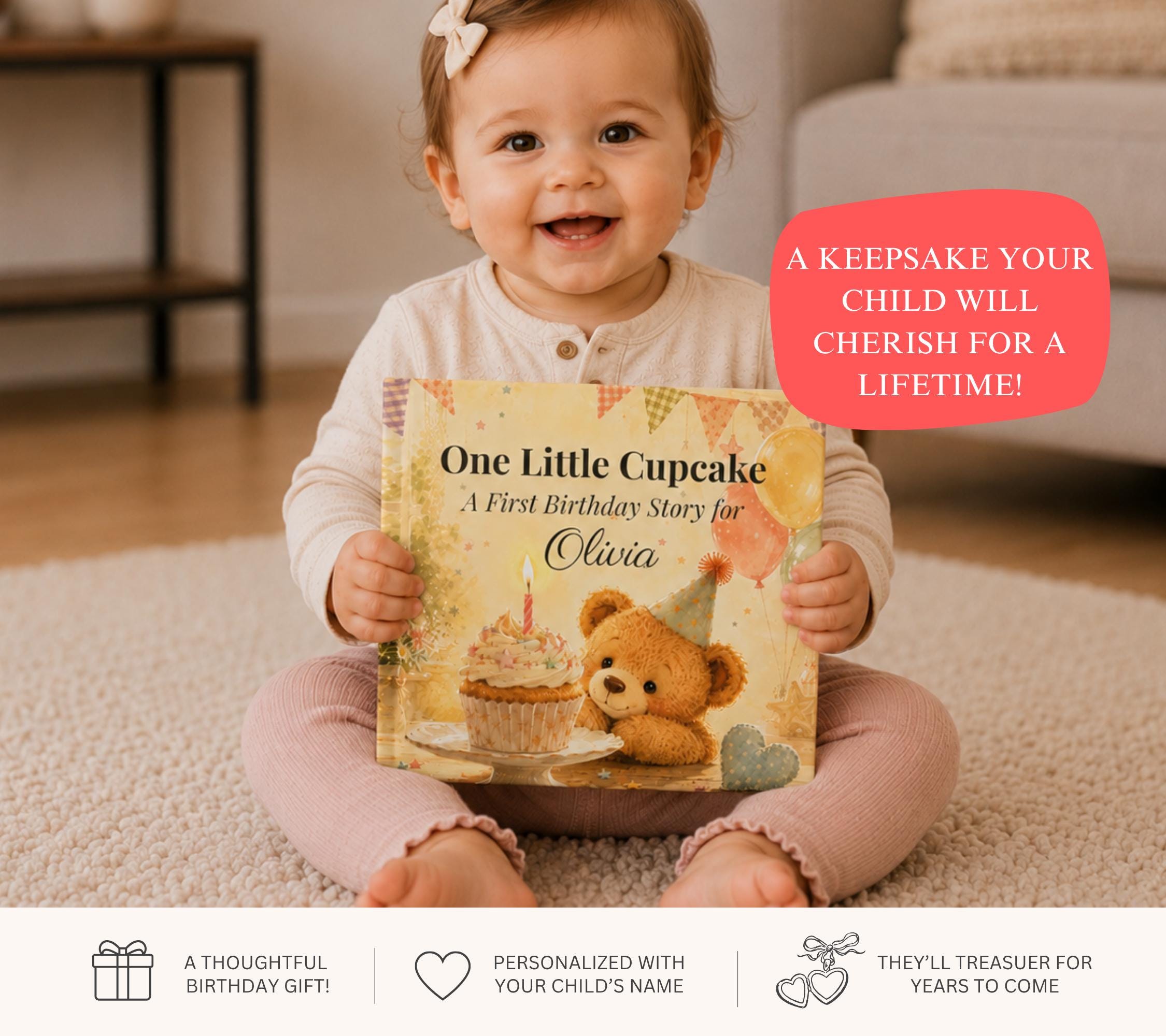Personalized First Birthday Book