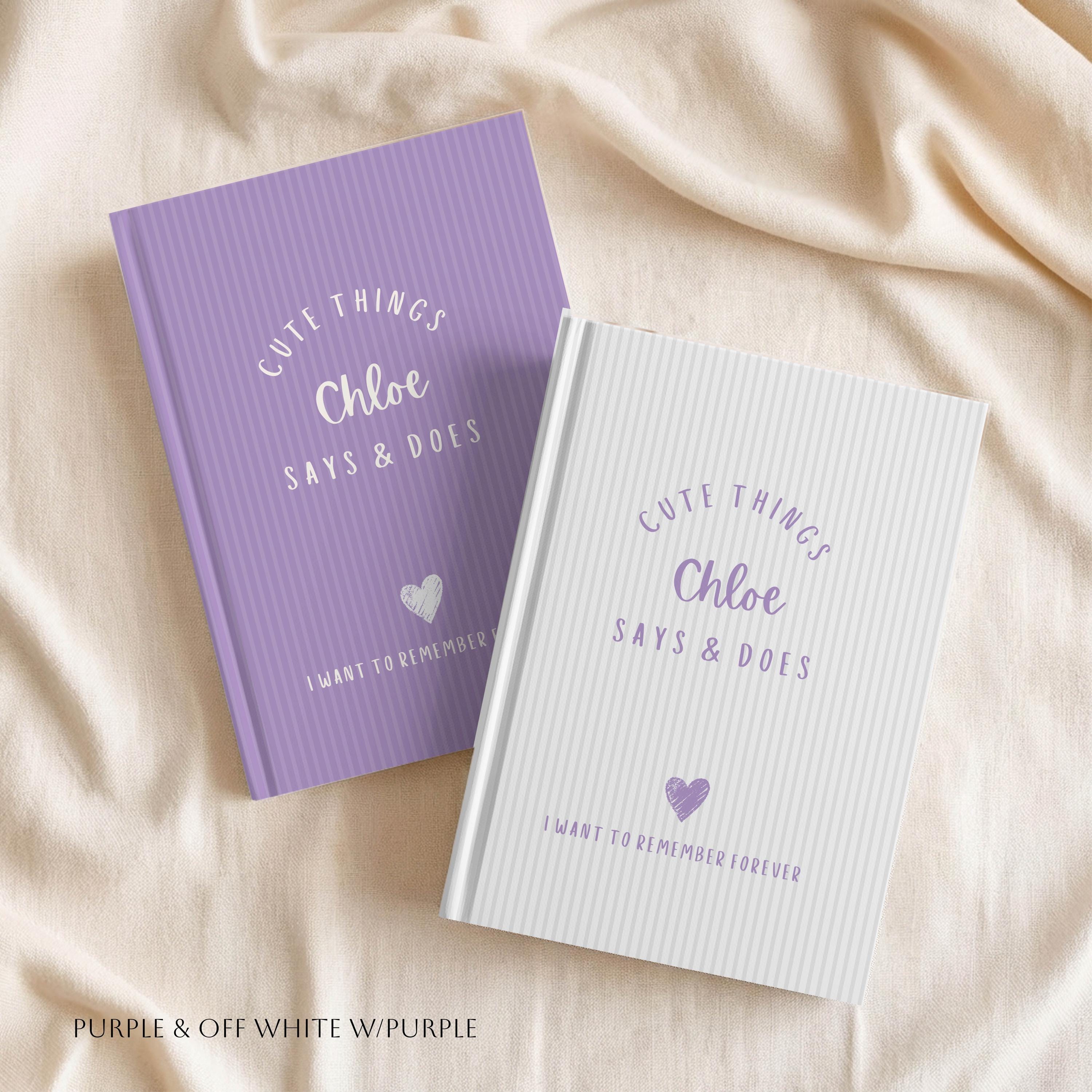 Personalized Things My Kids Say and Do Journal